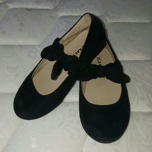 Black Toddler Flats