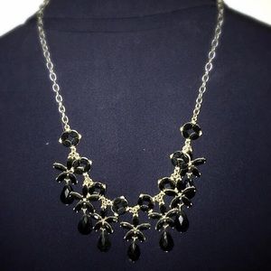 Black and Gold Accent Necklace