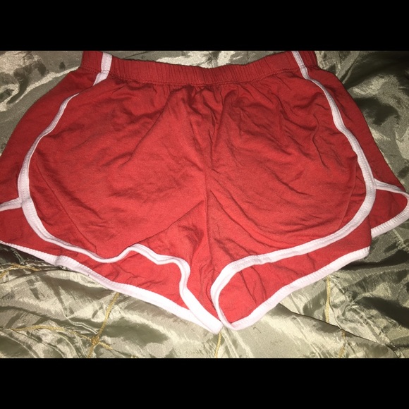 Brandy Melville Red Lisette Shorts