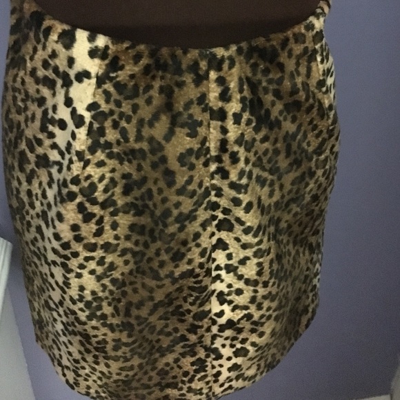 Mini Leopard Skirt