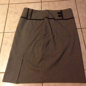 The Limited black and white pencil skirt