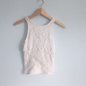 Abercrombie lace white blouse