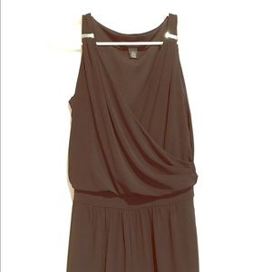 White House Black Market SURPLICE TAPERED JUMPSUIT