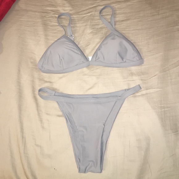 gray bikini NWOT