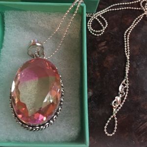 Beautiful Amitrine Quartz necklace