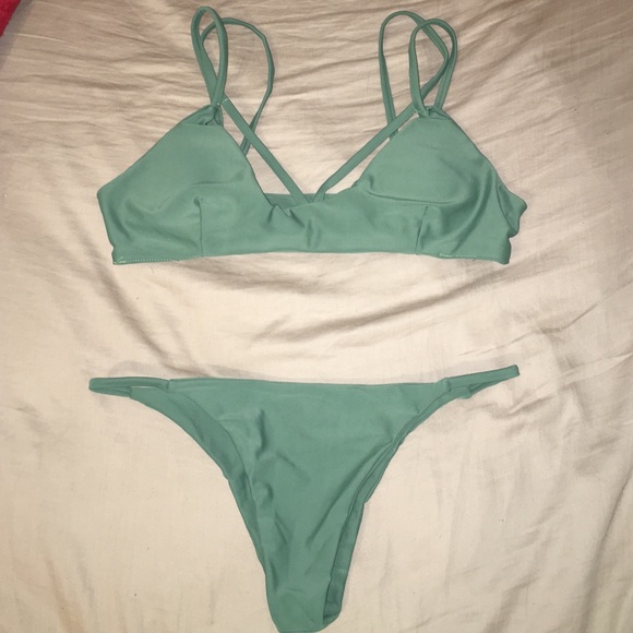 green bikini NWOT