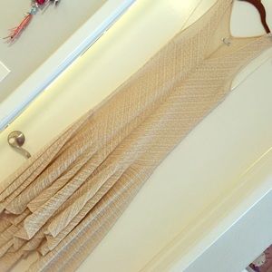 XS tan/beige slip FREE PEOPLE