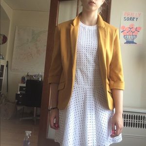 🌟SALE🌟 Topshop mustard open blazer