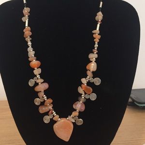 Moroccan necklace with natural stone