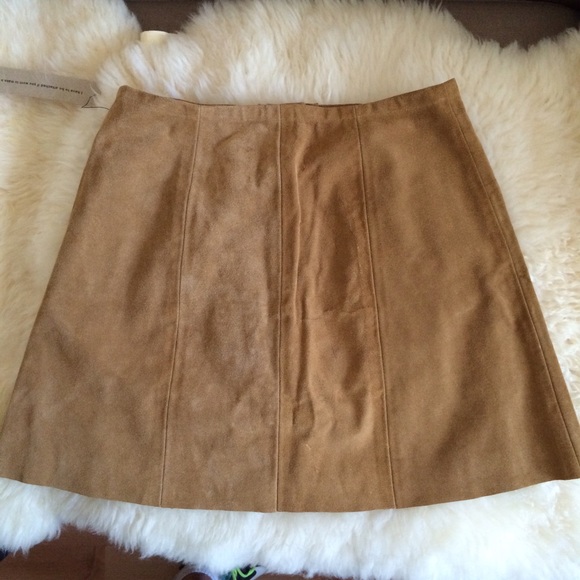 NWT Reformation Tuscon Suede Skirt Sz. 2 - Picture 3 of 4