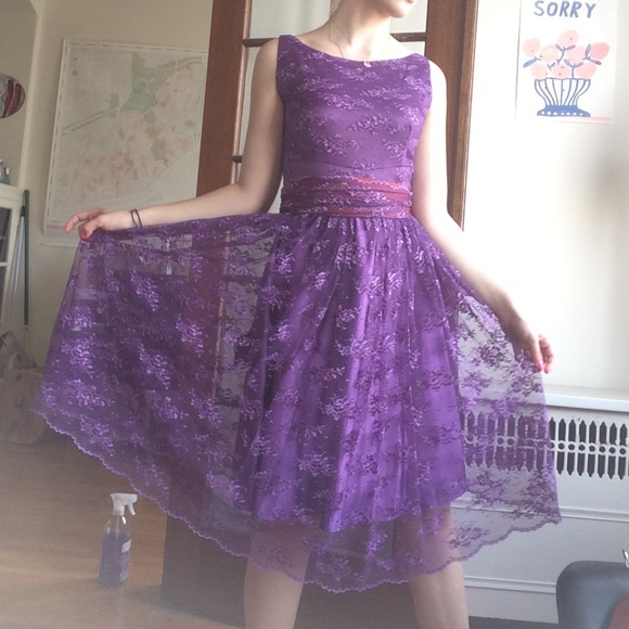 Vintage hand-made lace dress