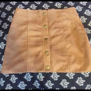 LF suede skirt