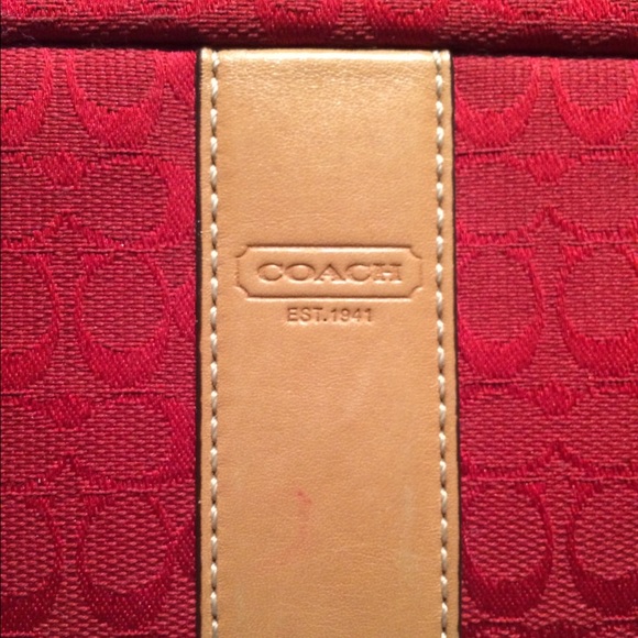 Coach laptop case