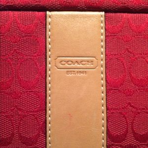 Coach laptop case