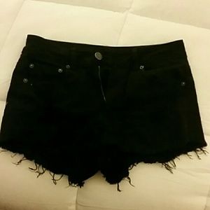 Black AE High Rise Shorts Size 6