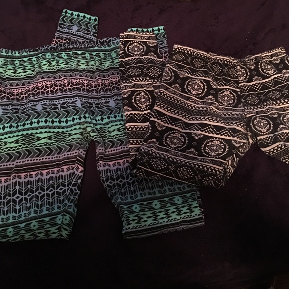 Charlotte Russe Pants - Aztec leggings. both pair.