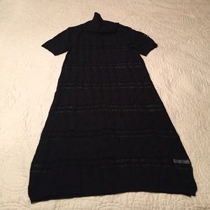 For Love and Lemons black mesh turtle neck dress