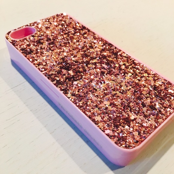 Victoria's Secret Pink Glitter iPhone 5c Case - Picture 1 of 4