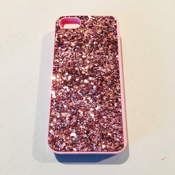 Victoria's Secret Pink Glitter iPhone 5c Case - Picture 2 of 4