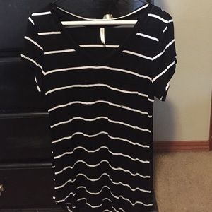 Black & White Striped Shirt