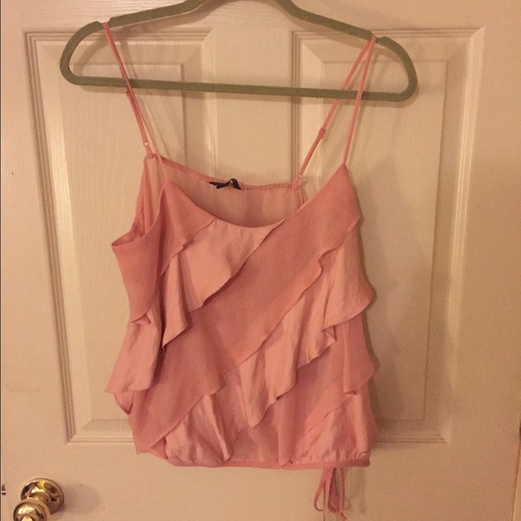 AEO sheer/silk tank top - Picture 1 of 3