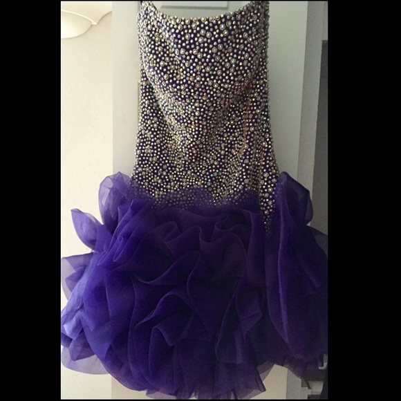 Jovani Regalia Cocktail Dress Swarovski Crystals - Picture 4 of 4