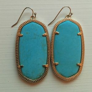 Kendra Scott Turquoise Large Earrings