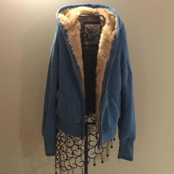 Fur lined zip up