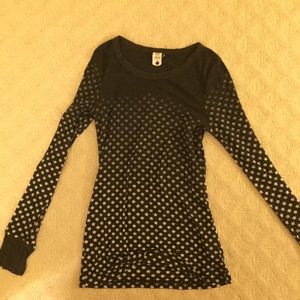 Free People fading stars waffle top