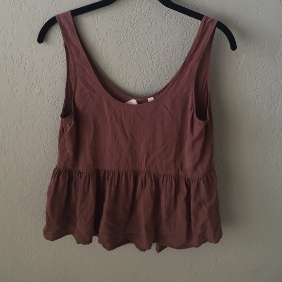 Peplum tank top
