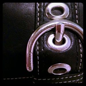 Black leather authentic Coach Wallet