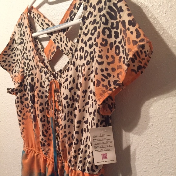Leopard Romper