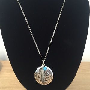Gorgeous silver charm necklace