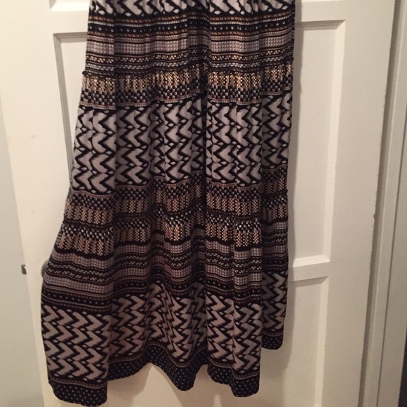 Boho brown pattern dress - Picture 3 of 4