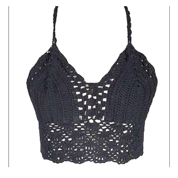 Tops - 🔝💕Boho Crochet Crop Handmade