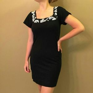 Banana Republic Black Cotton Dress