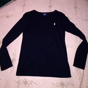 Long Sleeve Polo V-Neck
