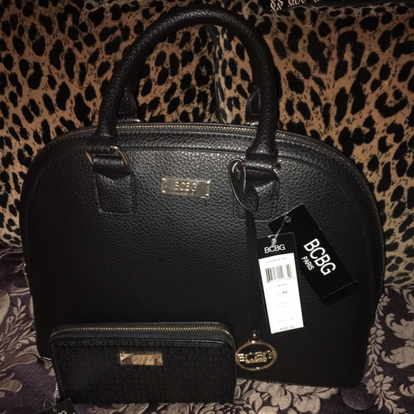 🔴BCBG DOME SATCHEL WITH WALLET 🔴