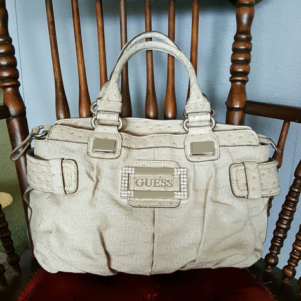 Cream Guess Purse