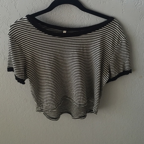 Striped crop top