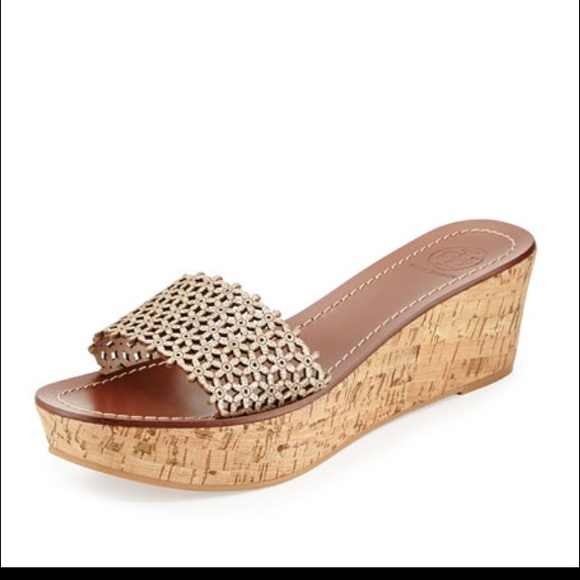 Tory Burch wedge sandal! OPEN TO REASONABLE OFFERS