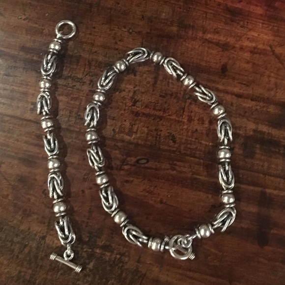 Silpada Silver Necklace & Bracelet