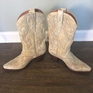 Dan Post genuine leather cowboy boots ladies sz8