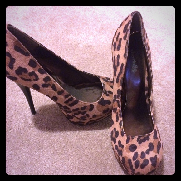 Leopard heels