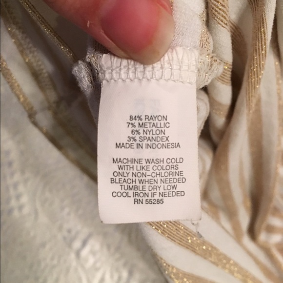 Gold & White Express Dress - Picture 4 of 4