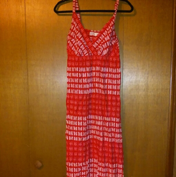 Faded Glory empire waist maxi dress medium 8-10