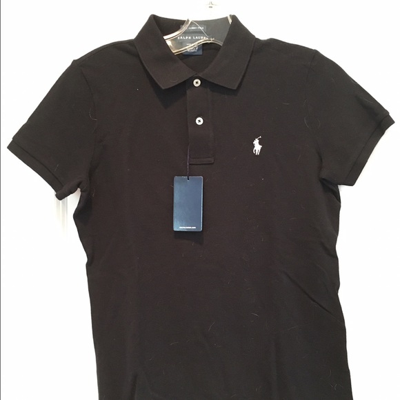 Polo Ralph Lauren Skinny Polo (Black)