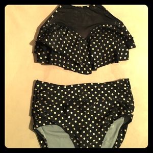 Betsey Johnson 2pc swimsuit