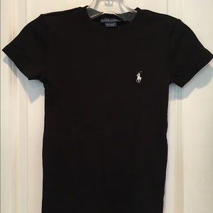 Ralph Lauren crew neck t shirt (black)