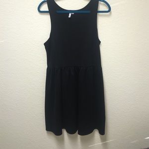 Black "ice skater" dress